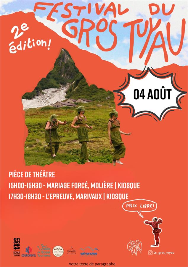 affiche théâtre - Le gros Tuyau