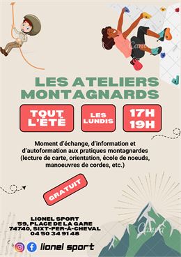 Les ateliers montagnards_Sixt-Fer-à-Cheval - Lionel Sport