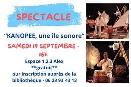 Spectacle musical "Kanopée, une île sonore"_Alex - Kissou R.