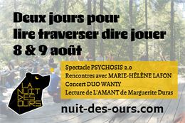 Visuel Deux Jours pour Lire Traverser Dire Jouer - La Nuit des Ours