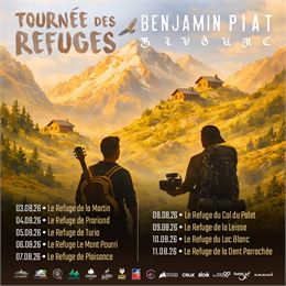 Tournée des Refuges : concert au Refuge du Mont Pourri_Peisey-Vallandry - Tournée des refuges Benjam