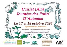 Affiche 41ème Journées des fruits d’automne_Val-Revermont - ©Fruits nature en revermont