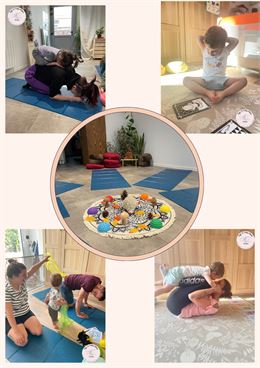 photos yoga parent enfant - sign'et petites mains