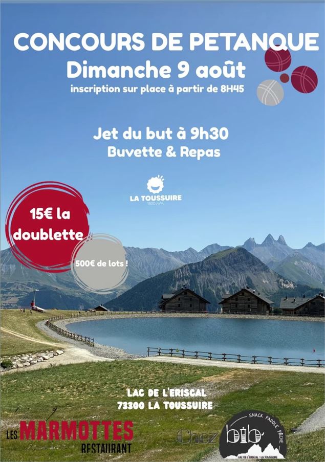 Concours de Pétanque - Chez Bib & Les Marmottes_La Toussuire - Chez Bib
