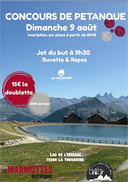 Concours de Pétanque - Chez Bib & Les Marmottes_La Toussuire - Chez Bib
