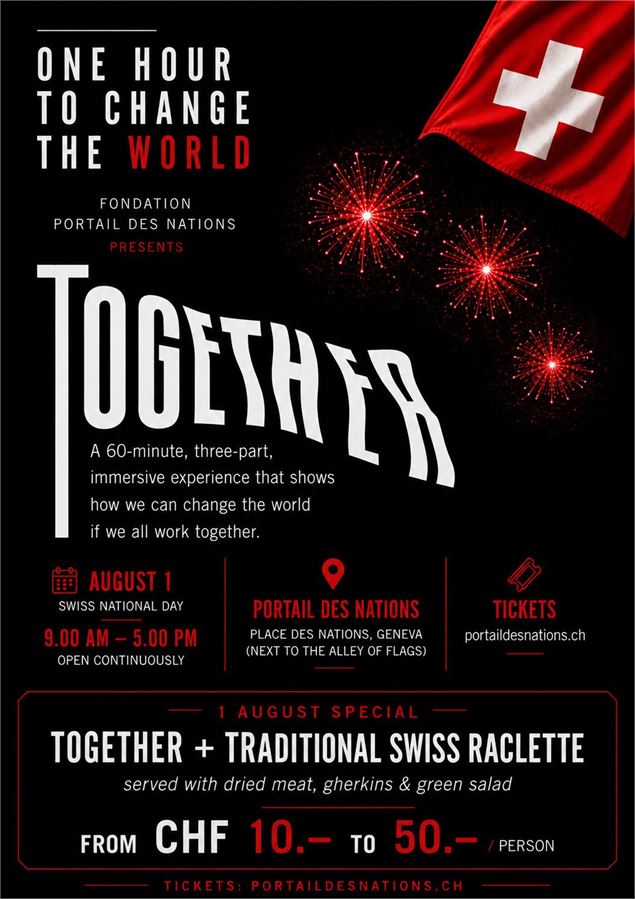 Célébrez la Fête nationale suisse au Portail des Nations ! - DR
