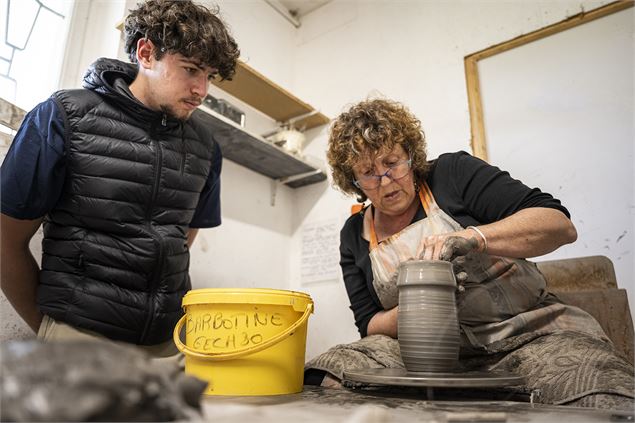 Démonstration de fabrication d'une poterie - Tilby_vattard