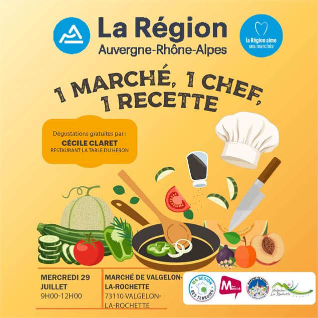 1 marché, 1 chef, 1 recette