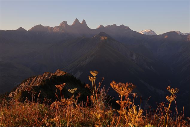 Petit déjeuner face aux Aiguilles