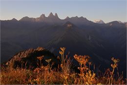 Petit déjeuner face aux Aiguilles