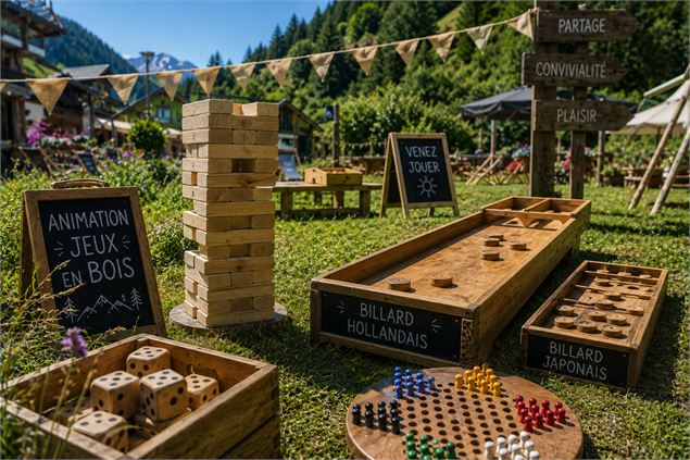 Animation : Les jeux sortent du bois !_Peisey-Vallandry