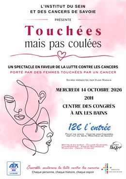 Spectacle Octobre Rose 2026 | Touchées mais pas coulées - Anthéa EBLIN