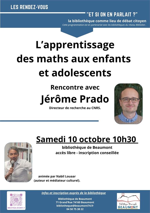 Affiche - Bibliothèque Beaumont