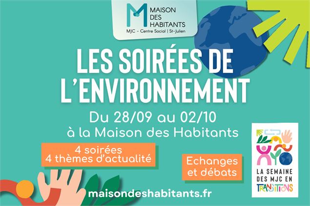soirées de l'environnement - Maison des Habitants