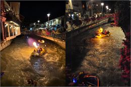 Fête des Guides - Cortège de bateaux sur l'Arve_Chamonix-Mont-Blanc