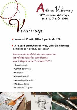 Vernissage de l'exposition éphèmère Arts en Valromey_Valromey-sur-Séran - Arts en Valromey