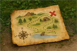 carte chasse aux trésor
