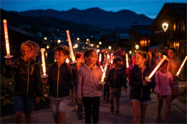 Descente aux flambeaux à pied Chez Pépé Nicolas - Chez Pépé Nicolas