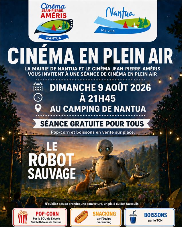 Cinéma en plein air_Nantua - Cinéma