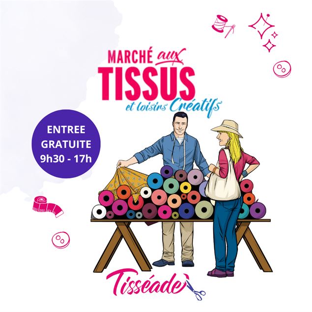 Marché aux tissus et loisirs créatifs_Albertville