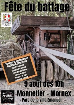 Affiche Fête du battage - La Salévienne
