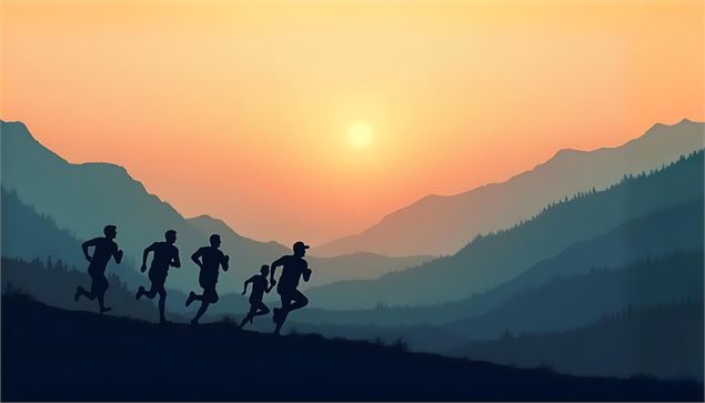 Côre Run_Aime-la-Plagne - Image de magnific
