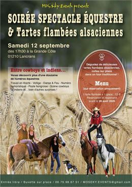 affiche soirée equestre - Mos'Eky
