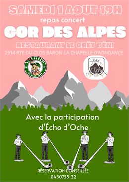 Concert de col des Alpes au restaurant d'altitude du Crêt-Béni_La Chapelle-d'Abondance - Restaurant 