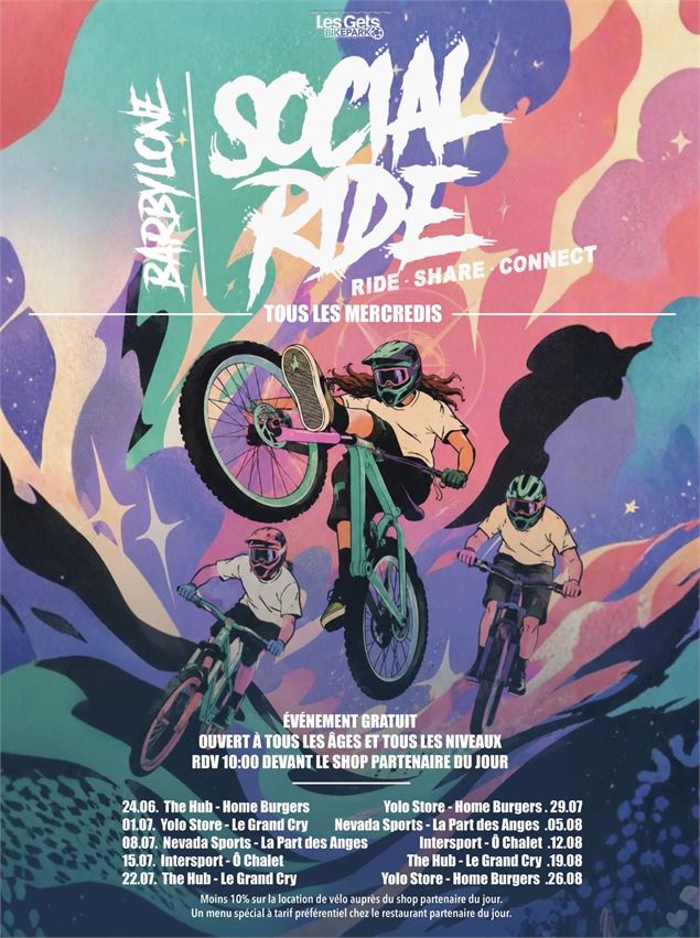 Événement vélo - Social Ride_Les Gets
