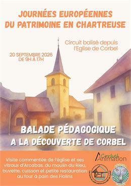Balade pédagogique à la découverte de Corbel - Libre de droits
