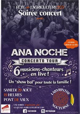 Soirée concert de l'agriculture_Saint-Bénigne - Jeunes agriculteurs de l'Ain