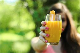 Vue sur un jus d'orange - Jan Vašek de Pixabay