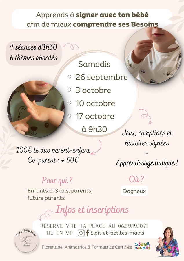 Flyer - sign'et petites mains