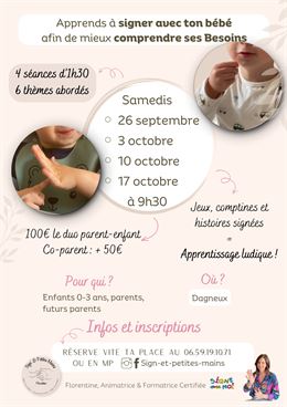 Flyer - sign'et petites mains