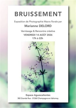 Exposition de photographies macro florale de Marianne Delord à l'Espace Aguascalientes_Champagne-en-