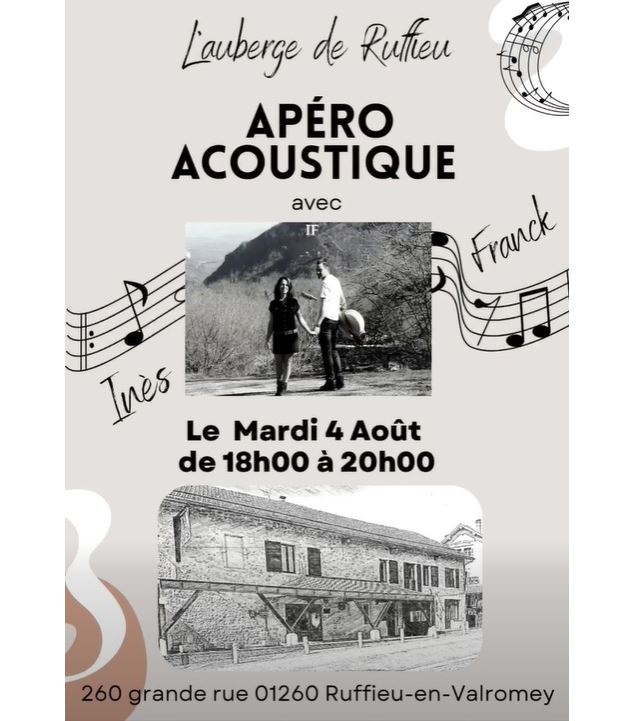 Apéro accoustique à l'auberge de Ruffieu_Haut Valromey - Auberge de Ruffieu