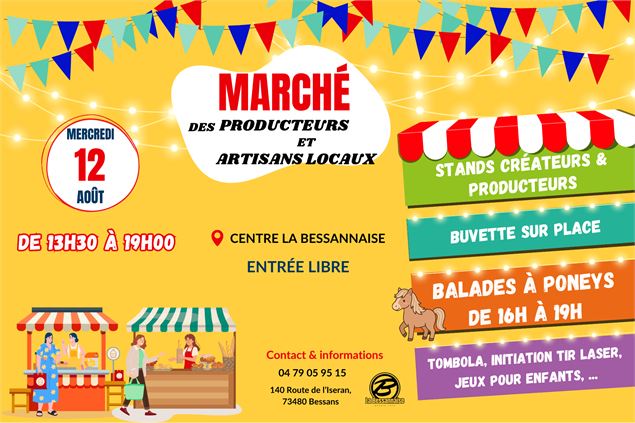 Marché des producteurs et artisans locaux_Bessans