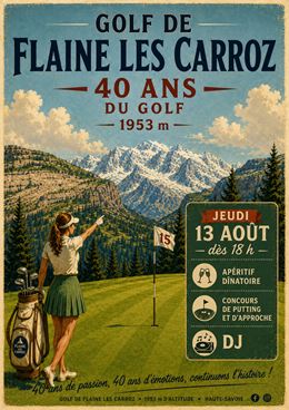 Les 40 ans du Golf_Les Carroz-d'Arâches