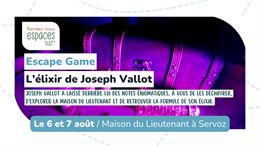 Escape Game : L'élixir de Joseph Vallot_Servoz