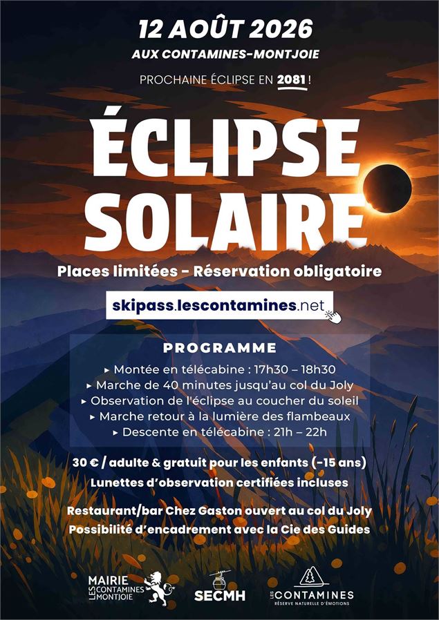 Soirée spéciale éclipse solaire_Les Contamines-Montjoie