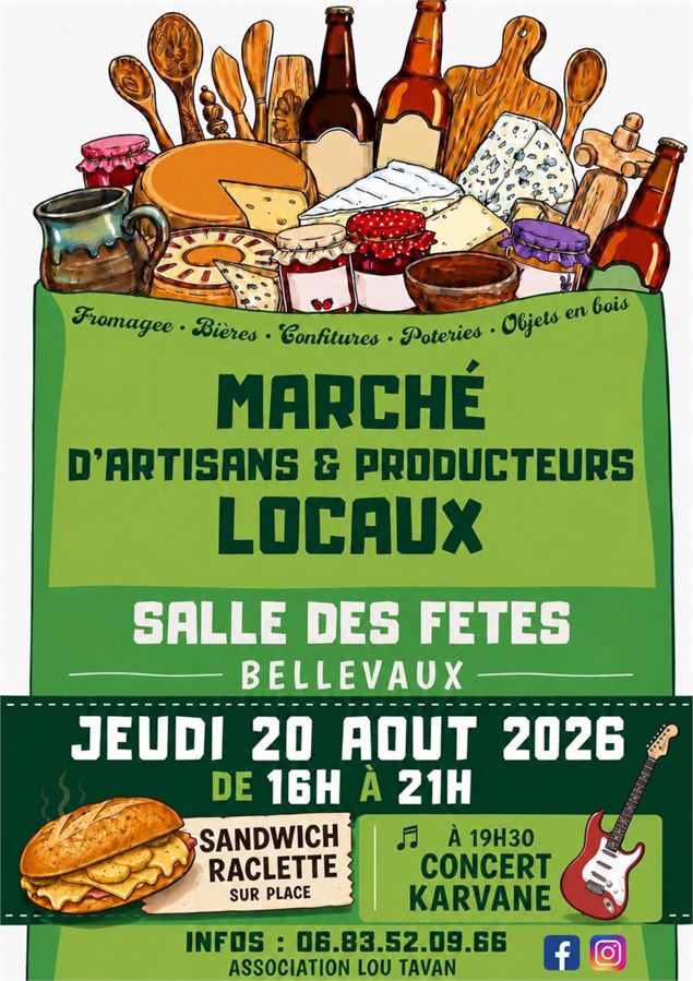 Marché d'artisans et producteurs locaux_Bellevaux - Lou Tavan