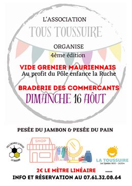 Vide grenier mauriennais et Grande braderie des commerçants_La Toussuire
