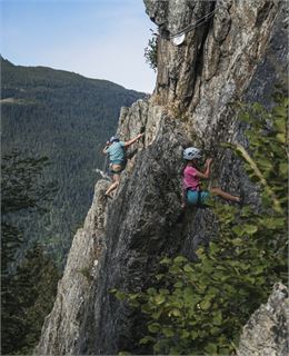 Escalade sur rocher naturel_La Rosière - Montvalezan