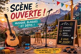 Scène ouverte : musique, blagues et défis (pompes...)!_Peisey-Vallandry