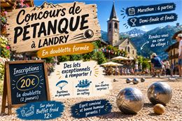 Concours de pétanque en doublette formée_Peisey-Vallandry