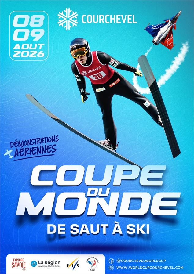 Coupe du Monde de saut à ski et démonstrations aériennes_Courchevel