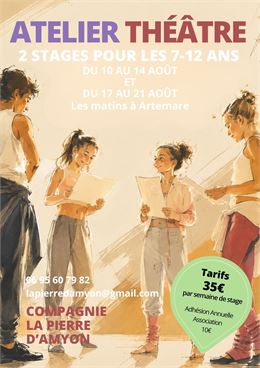 Stage de Théâtre pour enfants - © 2026 Cie La Pierre d'Amyon