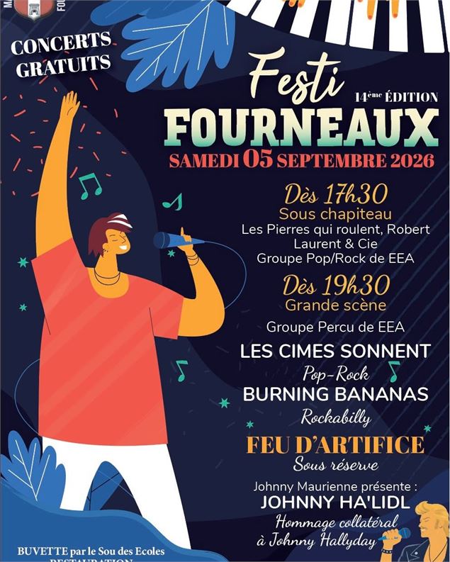 Affiche Festi Fourneaux - Marie Colomb/Mairie de Fourneaux