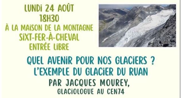 Conférence glacier - Espace Culturel Sixt