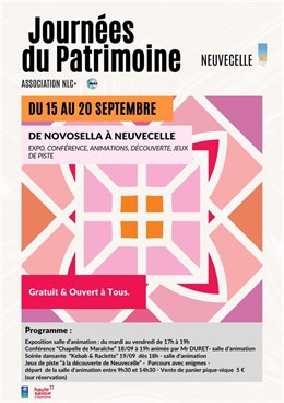 Journées du Patrimoine De Novosella à Neuvecelle 